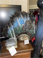 Turkey art on turkey feathers home hunting decor