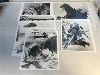 7 8X10 GODZILLA PHOTS