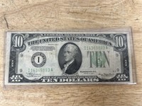1934 10 dollar bill US paper Currency