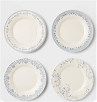 4pc 8.5 Melamine Salad Plate Set - Threshold