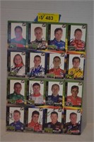 2003 Indianapolis 500 Driver Poster w/13-Autograph