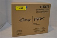 Disney Pyrex Corelle Brand Silicone Bags. NIB