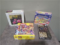 Lot of 4 puzzles