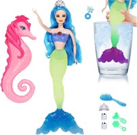 $20  Mermaid Princess Doll with Color Change Tail