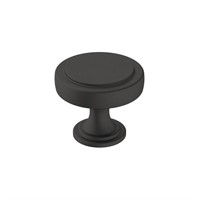 AmerockCabinet KnobMatte Black1-1/2 inch (38 mm) D