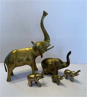 Brass elephant lot
Largest 9”, smallest 1.5”