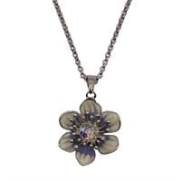 Silver Tone Eternal Bloom Necklace