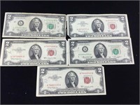 $2 bills US currency