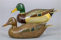 Menin Brabaw Pair of Miniature Mallard Duck