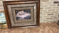 Tiger Mischief painting. Signed