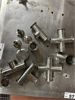 Assorted Stainless Steel Pipe Fittings