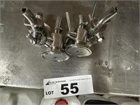 4 Stainless Steel Perlic Sample Valves