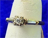 Ladies Diamond Solitaire Ring