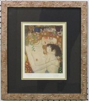 MOTHER AND CHILD 33/500 BY GUSTAV KLIMT FACSIMILE