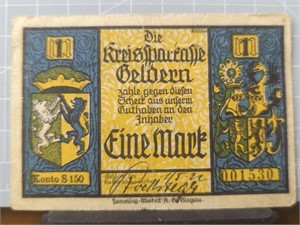 Vintage, German banknote
