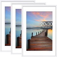 20x30 Poster Frame 3 Pack, White Photo Frame