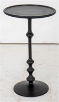 Modern Black Spindle Side Table