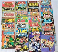 27 Arak, Claw & Kazar Comics + Tarzan, Thor