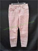 Women's Signature Studio Pink Stone Wash Jeans