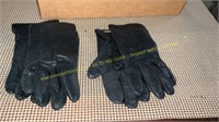 2 pair Coach Gloves (size L?) (Used)