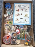 Fly Tying Book, Vintage Fishing Hooks, and More -