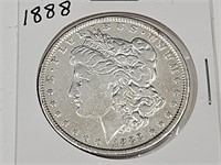 1888 Silver Morgan Dollar Coin