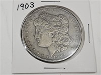 1903 Silver Morgan Dollar Coin