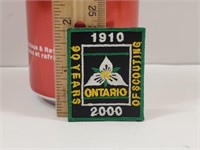 1910 - 2000 Patch 90 Yrs of Scouting