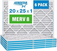 Aerostar 20x25x1 MERV 8 Pleated Air Filter