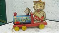 Fisher Price Tabby Ding-Dong Pull Toy