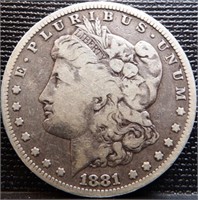 1881-S Morgan Silver Dollar - Coin