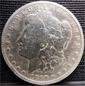 1897-O Morgan Silver Dollar - Coin
