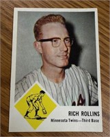 1963 Fleer Rich Rollins MLB Twins