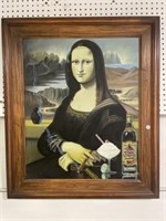 Framed Print “ Mona Lisa With A Cigar “