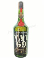 Vat 69 Sealed Tax Stamped Bottle