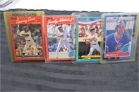 LOT OF 4 MLB VINTAGE ROOKIE CARDS