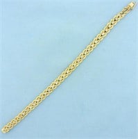 1.5ct TW Diamond Bracelet in 14K Yellow Gold