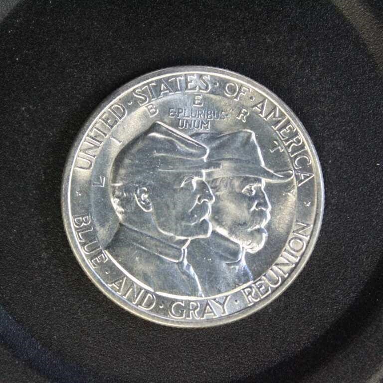 US Coins 1936 Gettysburg Commemorative Silver Half