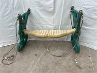 Childs teeter tooter swing seat