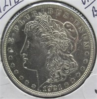 1921-D UNC BU Morgan Silver Dollar.