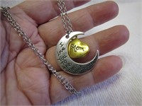 I Love You to the Moon & Back (MoM) Necklace