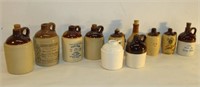 Small Whiskey or Similar Stoneware Jugs - 11