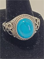 Fancy Ring Turquoise Stone