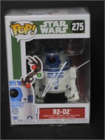 GEORGE LUCAS SIGNED FUNKO WITH COA R2-D2