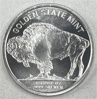 1oz Troy Silver Round, Buffalo/Chief .999 BU