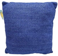Bright Blue Outdoor Pillow