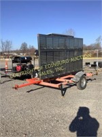 2010 PRECISION SOLAR LED TRAFFIC TRAILER MOUNTED R