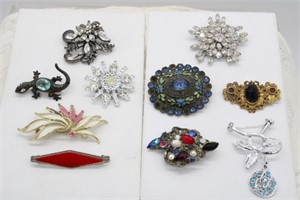 (10) PINS & BROACHES