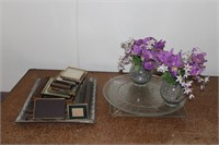 Frames, Silk Flowers, Microwave Dishes