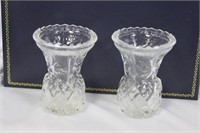 Lot of Two Glass Container